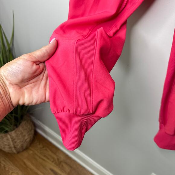 Landau Forward Women's‎ Jogger Scrub Pants Petite Small PS Tea Berry Medical - Picture 7 of 12